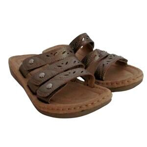 Earth Spirit Women's Adjustable Strap Slide Sandals Size 8M